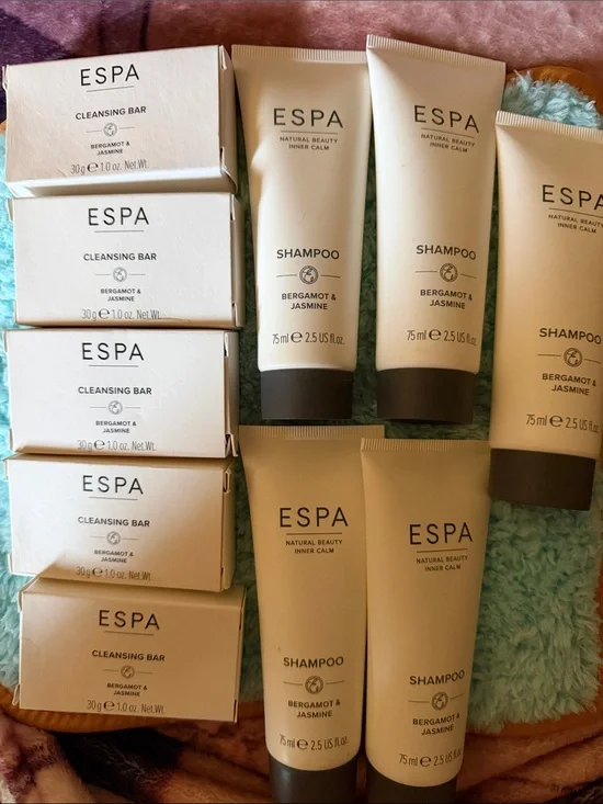 ESPA Bergamot & Jasmine Shampoo + Cleansing Bars - bundle