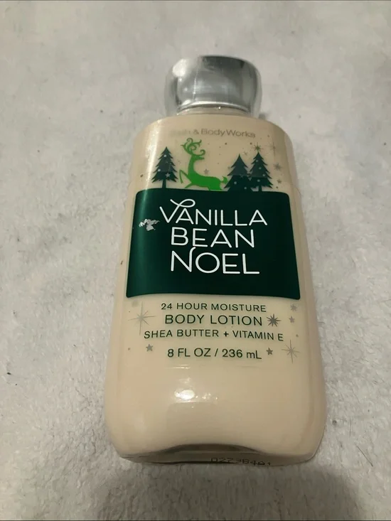 Bath & Body Works Vanilla Bean Noel 8oz Shea Butter Limited Series Body Lotion
