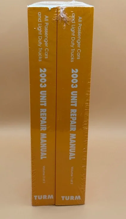 🚗 2003 GM Unit Repair Manual Set 2 Volume Sealed OEM Chevrolet GMC Cadillac