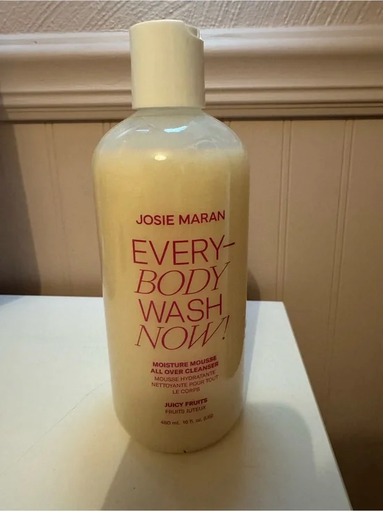 Josie Maran Every-Body Wash Now! Moisture Mousse — Cream - Juicy Fruits - New!