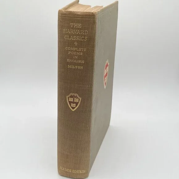 Harvard Classics 1909 Milton Complete Poems Alumni Edition De Luxe Limited 1000