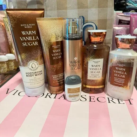 Bath & Body Works Warm Vanilla Works Set