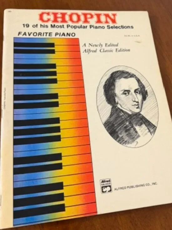 Vintage 1976 Chopin Piano Selections Alfred Classic Edition