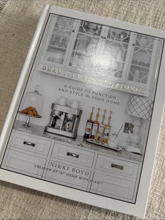 Beautifully Organized Hardcover Book - White