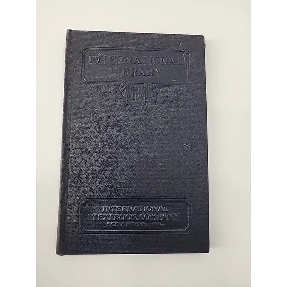 Vintage Elements of Algebra International Library Textbook Company Hardcover