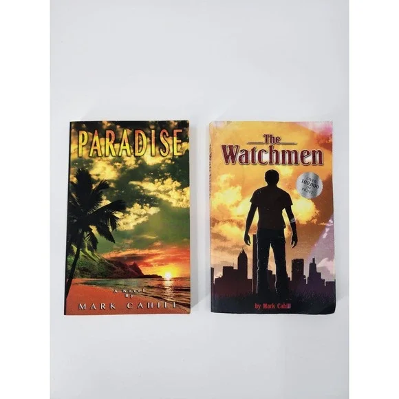 Mark Cahill Book Lot Paradise and The Watchmen Christian Fiction Paperbacks