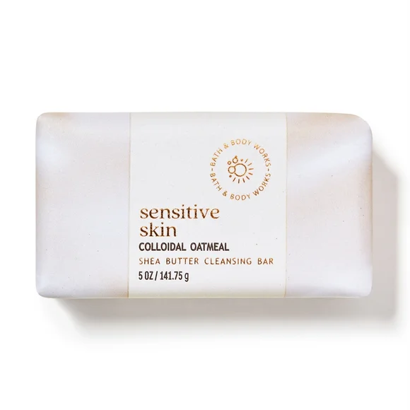 Bath & Body Works Sensitive Skin Colloidal Oatmeal Shea Butter Bar Soap 5oz NEW