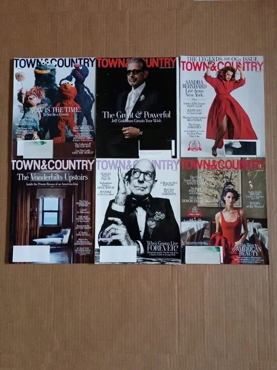 Town and Country magazine 6 pack November 2025 to Summer 2026
