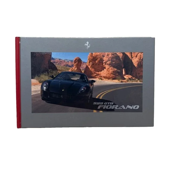 Ferrari 599 GTB Fiorano 80 Page Hardcover Sales Brochure 2006 English Italian