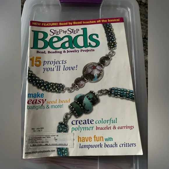 Step by Step Beads Magazine May June 2005 Garden Bracelet