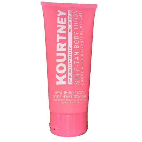Kourtney Self Tan Body Lotion‎ Medium 6.7 fl oz Sealed.