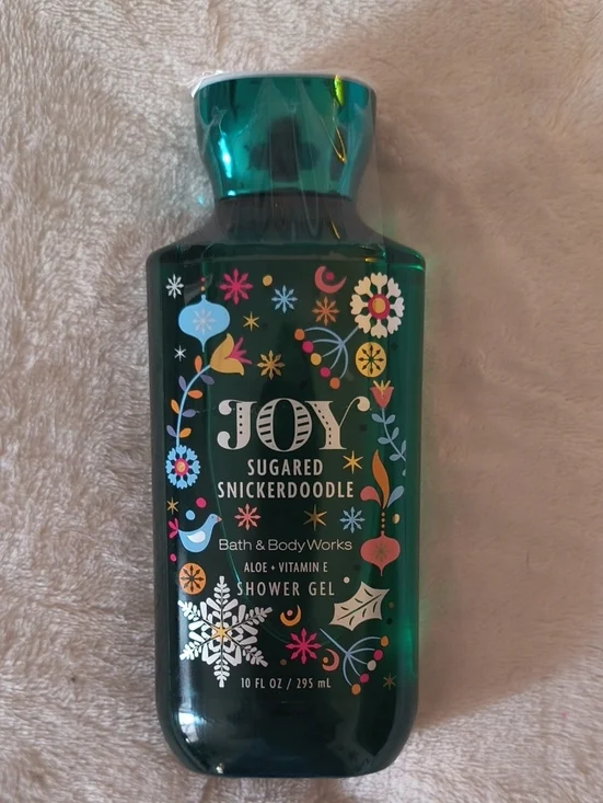 Bath & Body Works JOY Sugared Snickerdoodle Shower Gel - Green