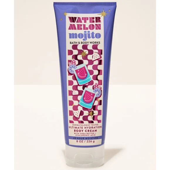 Bath & Body Works Watermelon Mojito Body Cream 8oz NEW RARE