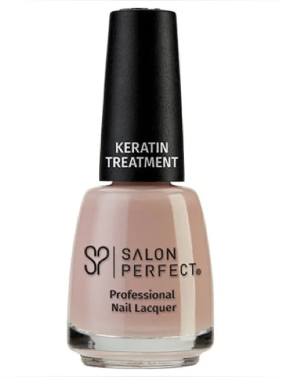 Salon Perfect Keratin Treatment Nail Polish 150 Ballerina Slippers Nude Pink