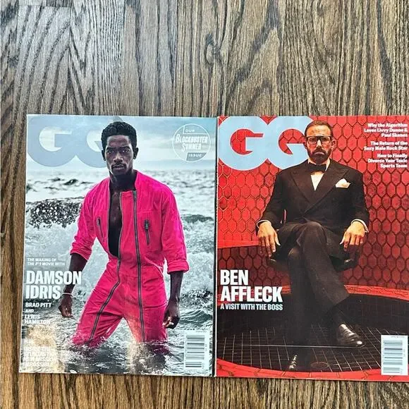 2025 GQ magazine Ben Affleck  damson idris April may Summer issue magazine