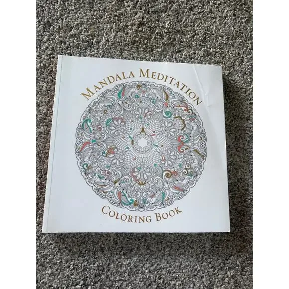 Mandala Meditation coloring book for adults