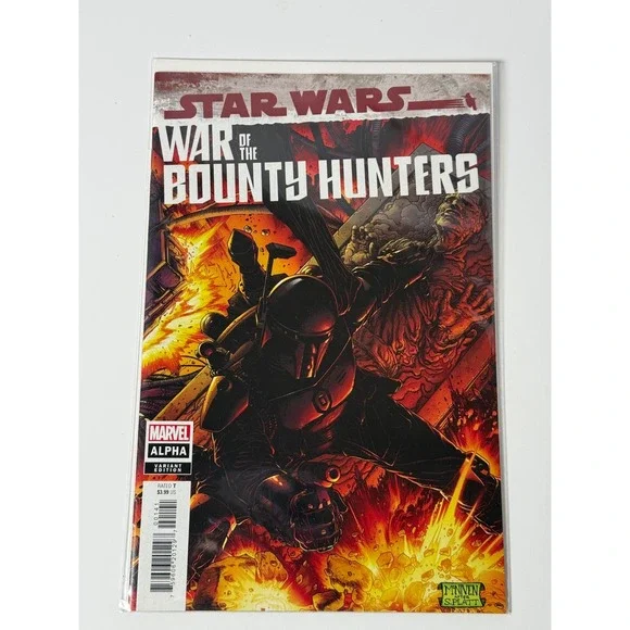 Star Wars War of the Bounty Hunters Alpha 1 McNiven Platt Variant Boba Fett