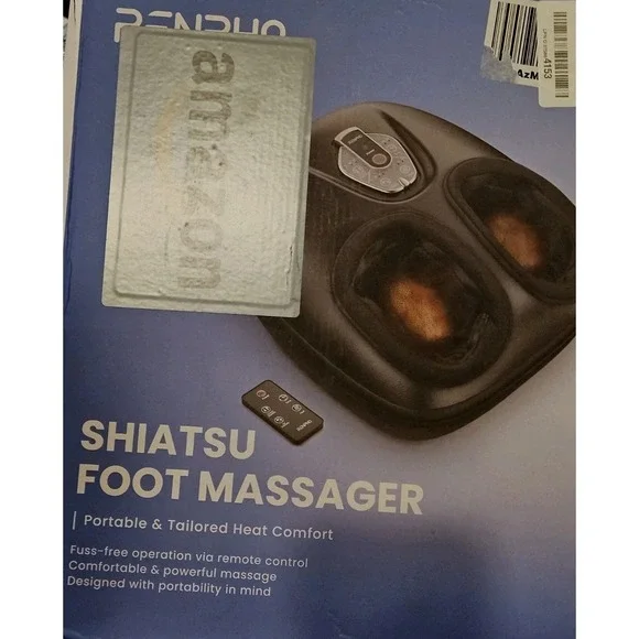 RENPHO Foot Massager Machine with Heat Shiatsu Deep Kneading‎ Neuropathy  Remote