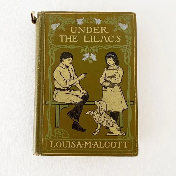 1906 Under the Lilacs by Louisa May Alcott Cloth Bound‎ Edwardian Book