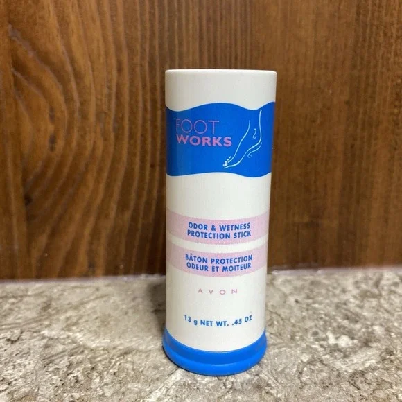 Avon Foot Works Odor & Wetness‎ Protection Stick NOS HTF