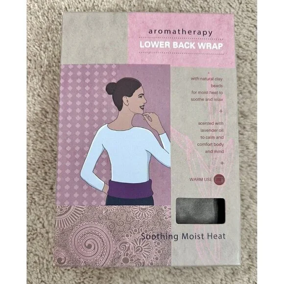 Aromatherapy Lower Back Wrap Microwavable Soothing Moist Heat Reusable Body Care