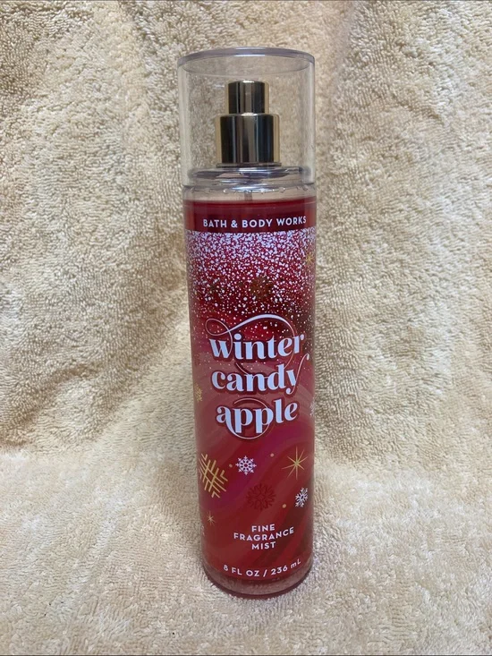 Bath & Body Works Winter Candy Apple Fragrance  - Red