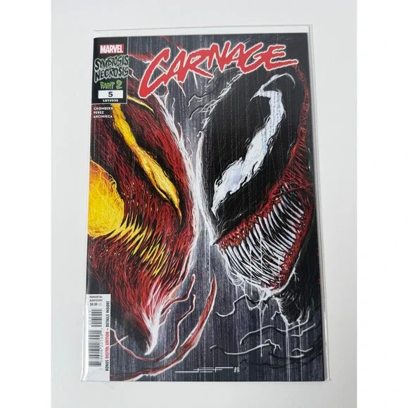 Marvel Carnage 5 Symbiosis Necrosis Part 2 Juan Ferreyra Cover 2024 Comic Book
