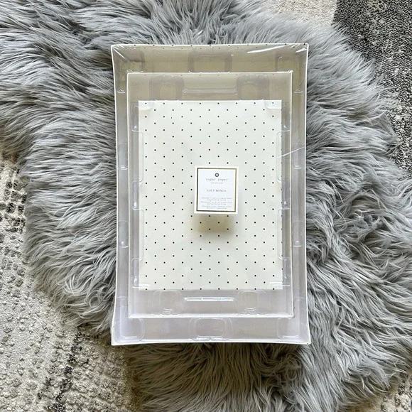 Sugar Paper Gift Wrap Box Set Black-White-Gold-Polka‎ Dot NEW