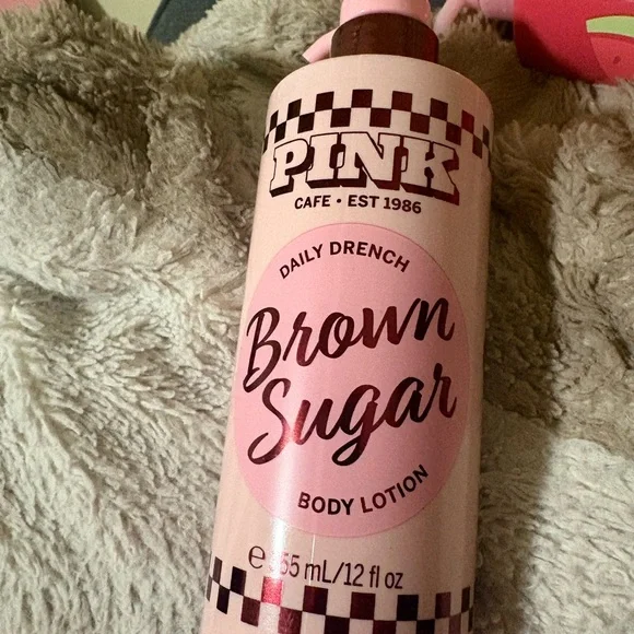 PINK Victoria's Secret Pink & Brown Brown Sugar Body Lotion