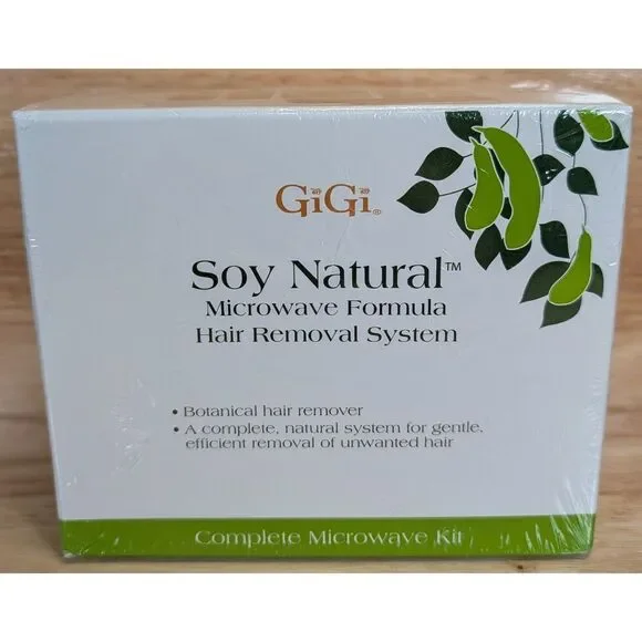 GiGi Soy‎ Natural Microwave Hair Removal System Complete Kit Sealed New