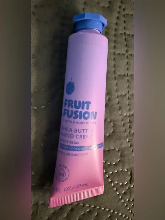 Bath & Body Works Fruit Fusion Shea Butter Hand Cream - Lavender Pink & Blue Cap