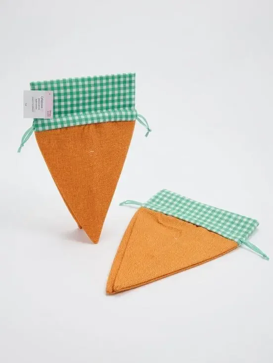 Set of 2 Celebrate It Carrot Easter Gift Bags
