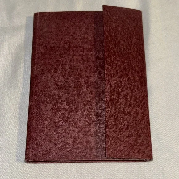 Personal‎ Free Mason Masonic Ritual Book Secret Burgundy Tennessee 1958