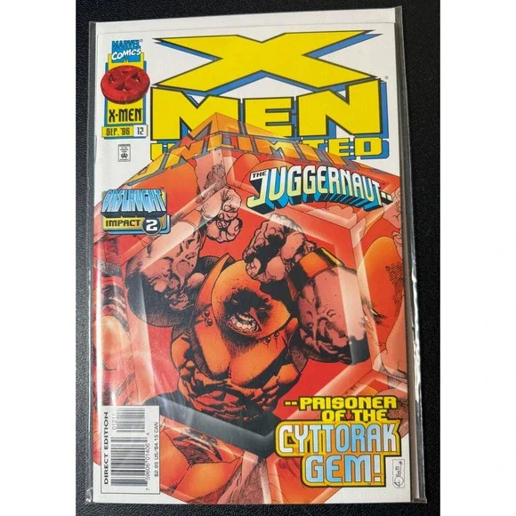 Marvel Comics‎ X-Men Unlimited #12 Sep 1996 Onslaught Impact 2 Juggernaut