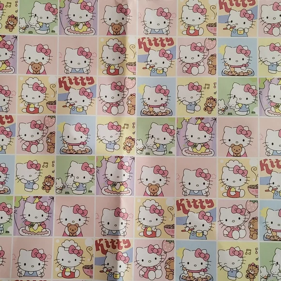 Hello Kitty wrapping paper