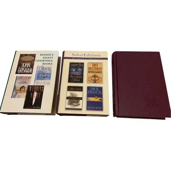 Lot Of 3 Readers Digest Hardcover Book Vintage 1995 1996