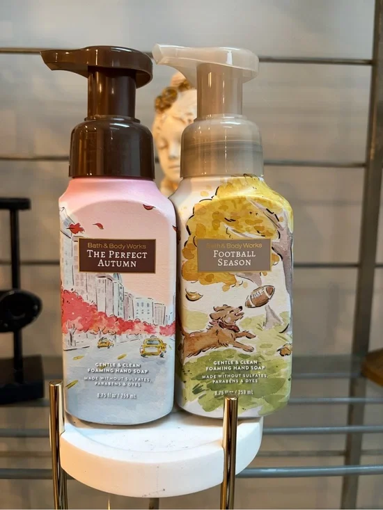 Bath & Body Works The Perfect Autumn/Football Season Foaming Hand Soaps NWT 2026