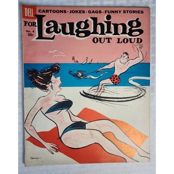 For Laughing Out LoudMwn's Humor Satire Social July-Sept 1957 # 4 Very Fine/ NM
