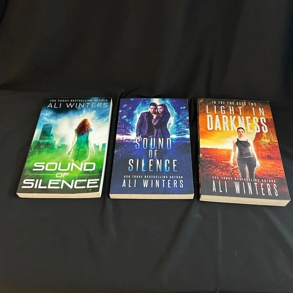 Ali Winters: Lot of 3 Signed Books — Sound of Silence + Light in Darkness SIGNED