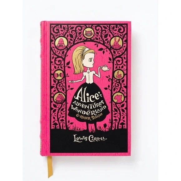 Alice's Adventures in Wonderland Lewis Carroll Barnes&Noble Pink/Gold (HC)2010'