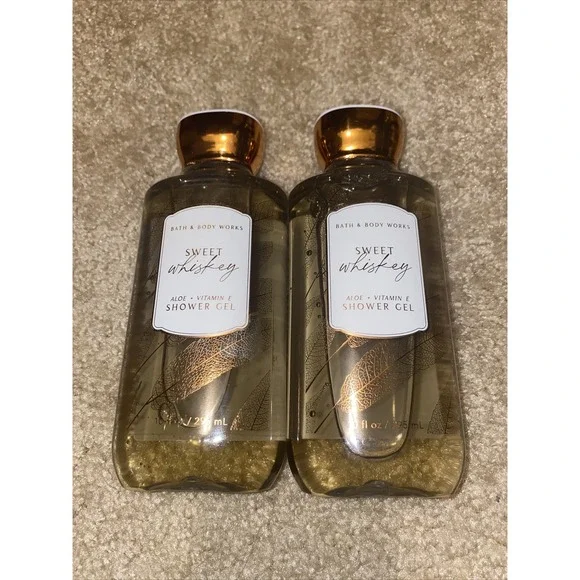 BATH & BODY WORKS‎ SWEET WHISKEY SHOWER GEL 10 Fl Oz 2x