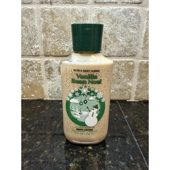 Bath & Body Works Body Lotion 8 fl oz Vanilla Bean Noel