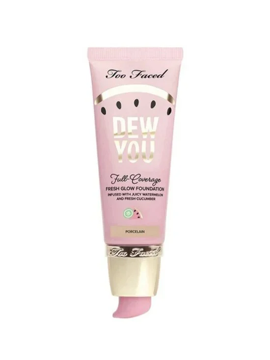 TOO FACED Tutti Frutti Dew You Fresh Glow Foundation PORCELAIN 1.35 fl oz