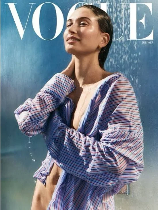 Vogue Summer 2025 issue featuring actor Hailey Bieber on the cover