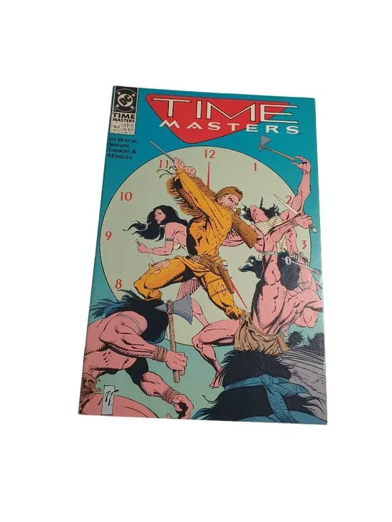 Time Masters Issue 4 DC Comics Adventure Comic Book May 1989 4/8 Gift Vintage