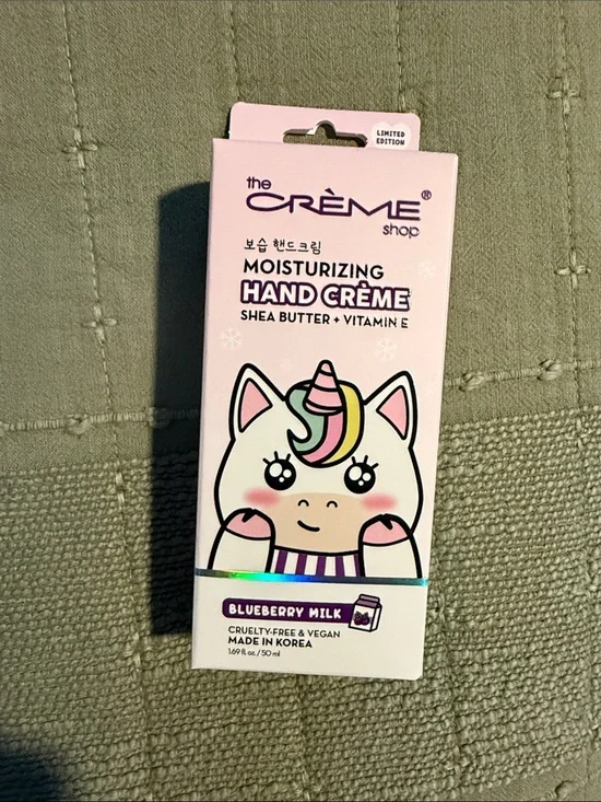 2/$20 the CRÈME shop Moisturizing Hand Crème - Pink Unicorn (Blueberry Milk)