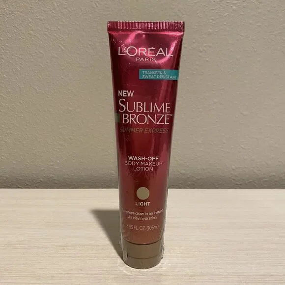 L’Oréal New SUBLIME BRONZE Summer Express‎ Wash-off Body Makeup Lotion-Light