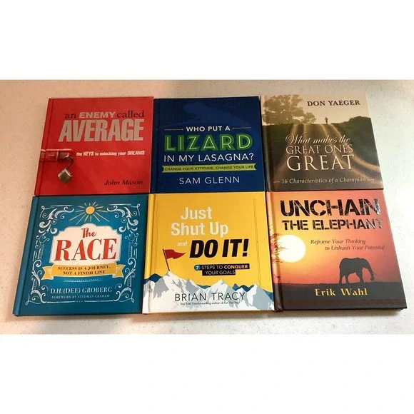 Self-Help Success Books Business Goals Attitude Lot of 6 Simple Truths HC Guides