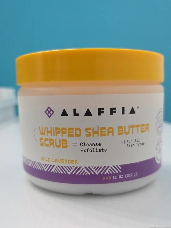 Alaffia Whipped Shea Butter Scrub - Wild Lavendar