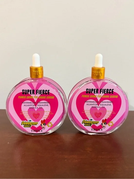 TRULY x Powerpuff Girls Super Fierce Pre-Shave Serum - watermelon 🍉 strawberry